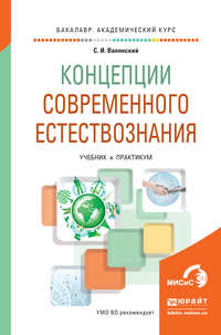 Концепции современного естествознания. Учебник и практикум для академического бакалавриата