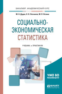 Социально-экономическая статистика. Учебник и практикум для академического бакалавриата