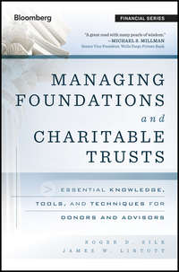 Managing Foundations and Charitable Trusts. Essential Knowledge, Tools, and Techniques for Donors and Advisors