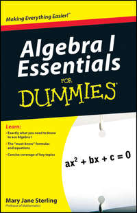 Algebra I Essentials For Dummies