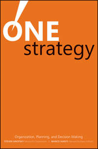 One Strategy. Organization, Planning, and Decision Making