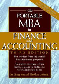 The Portable MBA in Finance and Accounting