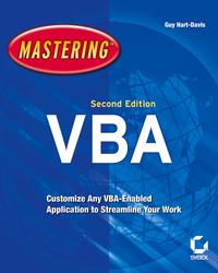 Mastering MIcrosoft VBA