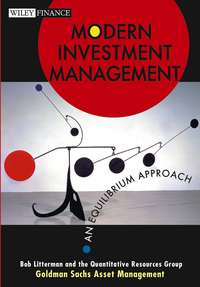 Modern Investment Management. An Equilibrium Approach