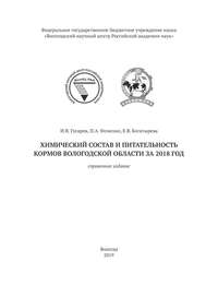 Химический состав и питательность кормов Вологодской области за 2018 год