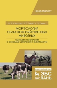 Морфология сельскохозяйственных животных. Анатомия и гистология с основами цитологии и эмбриологии