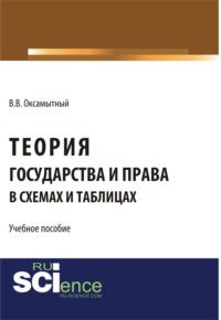 Теория государства и права в схемах и таблицах. (Аспирантура, Бакалавриат). Учебное пособие.