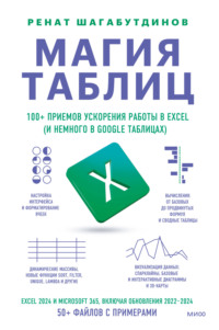 Магия таблиц. 100+ приемов ускорения работы в Excel (и немного в Google Таблицах)