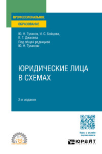 Юридические лица в схемах 2-е изд., пер. и доп. Учебное пособие для СПО