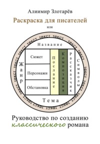 Раскраска для писателей или Руководство по созданию классического романа