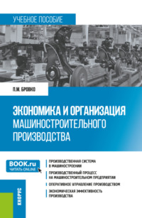Экономика и организация машиностроительного производства. (Бакалавриат). Учебное пособие.