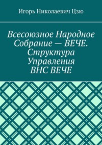 Всесоюзное народное собрание – Вече. Структура управления ВНС Вече