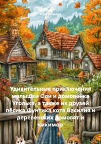Удивительные приключения малышки Оли и домовенка Уголька, а также их друзей пёсика Фунтика кота Василия и деревенских домовят и кикимор