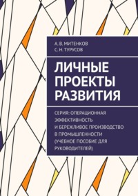 Личные проекты развития. Серия: Операционная эффективность и бережливое производство в промышленности (учебное пособие для руководителей)