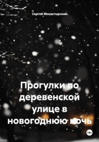 Прогулки по деревенской улице в новогоднюю ночь