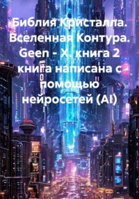 Библия Кристалла. Вселенная Контура. Geen - X. книга 2 книга написана с помощью нейросетей (AI)