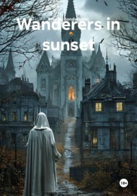 Wanderers in sunset