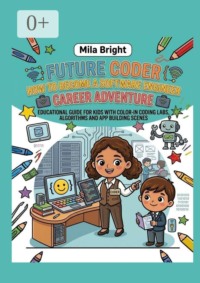Future Coder: How to Become a Software Engineer. Coding Coloring Book for Kids Ages 4—8, Fun STEM Career Activity with Big Pictures and Simple Lines