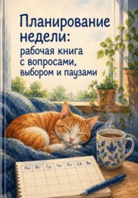 Планирование недели: рабочая книга с вопросами, выбором и паузами
