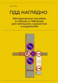 ПДД наглядно. Методическое пособие в схемах и таблицах для автошкол, курсантов и водителей