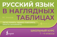 Русский язык в наглядных таблицах. Школьный курс. 1–4 классы
