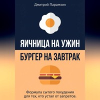 Ячница на ужин, бургер на завтрак. Формула сытого похудения для тех, кто устал от запретов.