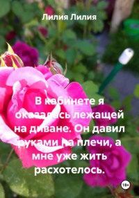 В кабинете я оказалась лежащей на диване. Он давил руками на плечи, а мне уже жить расхотелось.