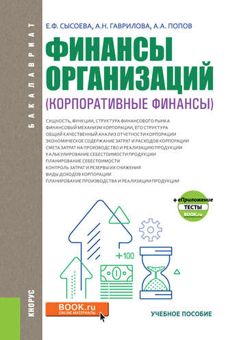 Финансы организаций (корпоративные финансы)