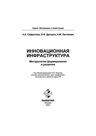 Инновационная инфраструктура: методология формирования и развития