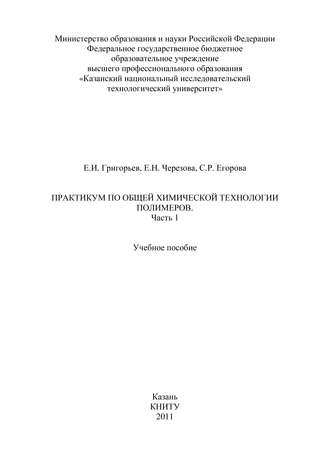 Практикум по общей химической технологии полимеров. Часть 1