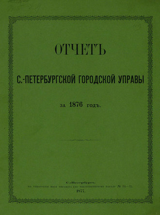 Отчет городской управы за 1876 г.