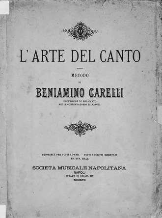 L&apos;arte del Canto