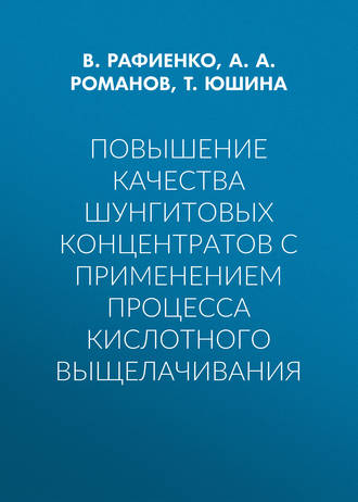 Повышение качества шунгитовых концентратов с применением процесса кислотного выщелачивания