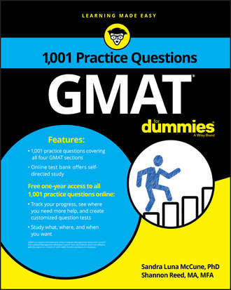 1,001 GMAT Practice Questions For Dummies