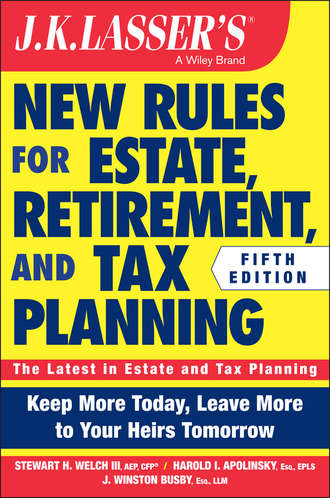 JK Lasser's New Rules for Estate, Retirement, and Tax Planning