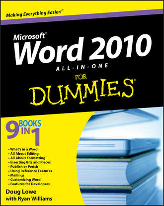 Word 2010 All-in-One For Dummies