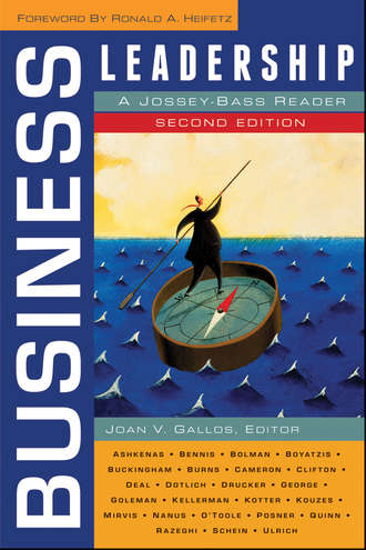 Business Leadership. A Jossey-Bass Reader