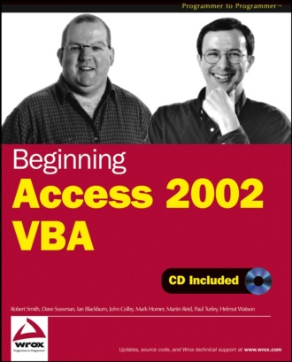 Beginning Access 2002 VBA