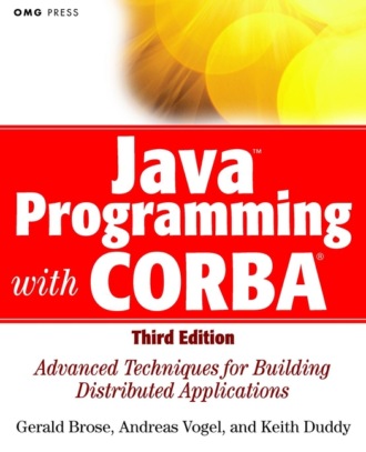 Java Programming with CORBA. Advanced Techniques for Building Distributed Applications