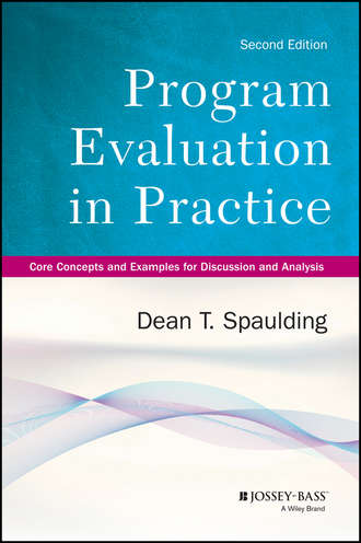 Program Evaluation in Practice. Core Concepts and Examples for Discussion and Analysis