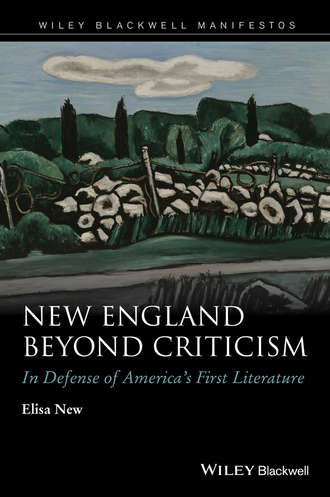 New England Beyond Criticism. In Defense of America's First Literature