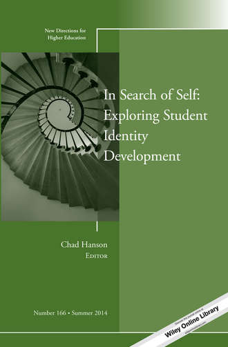 In Search of Self: Exploring Student Identity Development. New Directions for Higher Education, Number 166