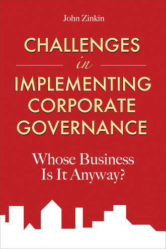 Challenges in Implementing Corporate Governance. Whose Business is it Anyway?