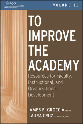 To Improve the Academy. Resources for Faculty, Instructional, and Organizational Development