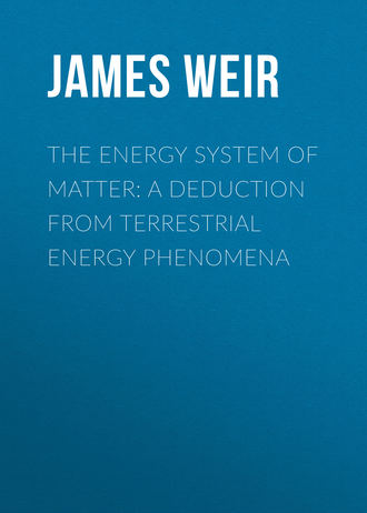 The Energy System of Matter: A Deduction from Terrestrial Energy Phenomena