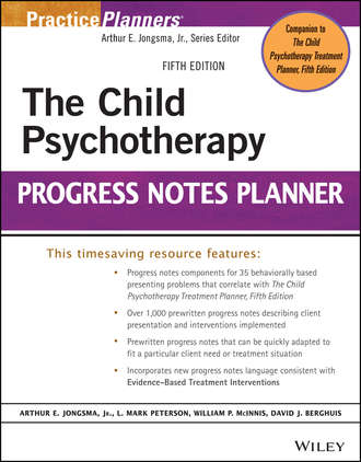 The Child Psychotherapy Progress Notes Planner