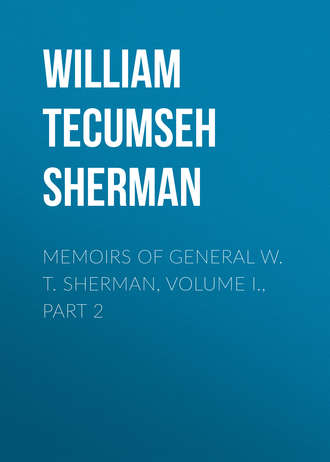 Memoirs of General W. T. Sherman, Volume I., Part 2