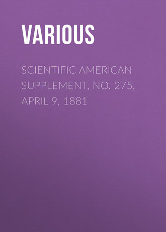 Scientific American Supplement, No. 275, April 9, 1881