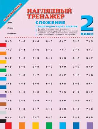 Математика. Сложение с переходом через десяток. 2 класс