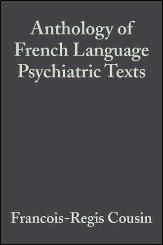 Anthology of French Language Psychiatric Texts